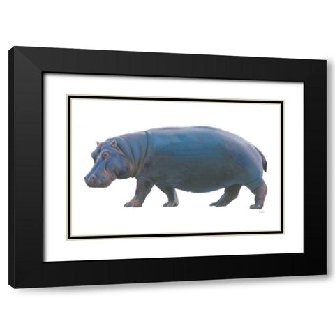 Wild and Free IV Black Modern Wood Framed Art Print with Double Matting by Wiens, James