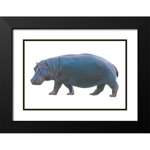 Wild and Free IV Black Modern Wood Framed Art Print with Double Matting by Wiens, James