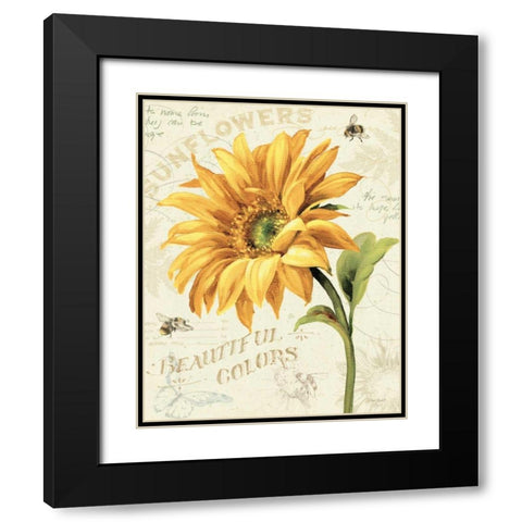 Under the Sun II Black Modern Wood Framed Art Print with Double Matting by Audit, Lisa