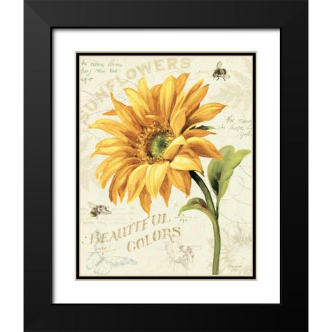 Under the Sun II Black Modern Wood Framed Art Print with Double Matting by Audit, Lisa
