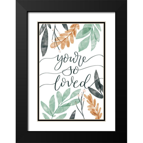 Sage Sayings II Black Modern Wood Framed Art Print with Double Matting by Thorns, Becky