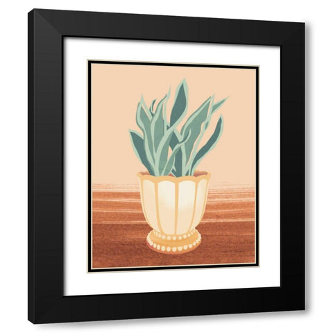 The Great Indoors II Warm Black Modern Wood Framed Art Print with Double Matting by Gallagher, Megan
