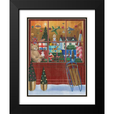 Holiday Moments III Crop Black Modern Wood Framed Art Print with Double Matting by Wiens, James