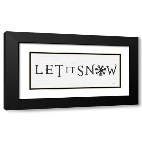 Christmas Affinity I BW Black Modern Wood Framed Art Print with Double Matting by Wiens, James