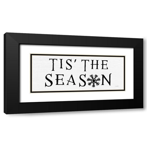 Christmas Affinity IV BW Black Modern Wood Framed Art Print with Double Matting by Wiens, James