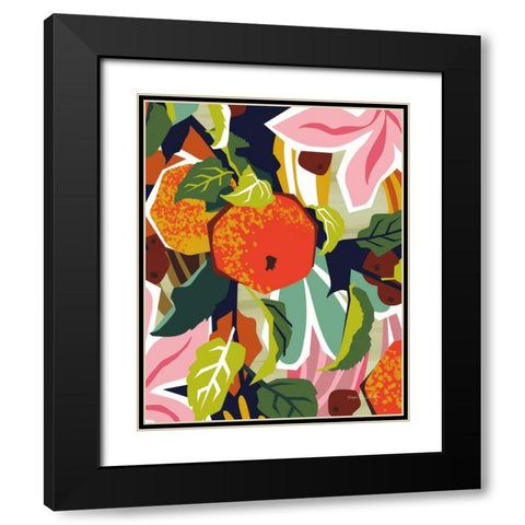 Apple Orchard II Black Modern Wood Framed Art Print with Double Matting by Gallagher, Megan