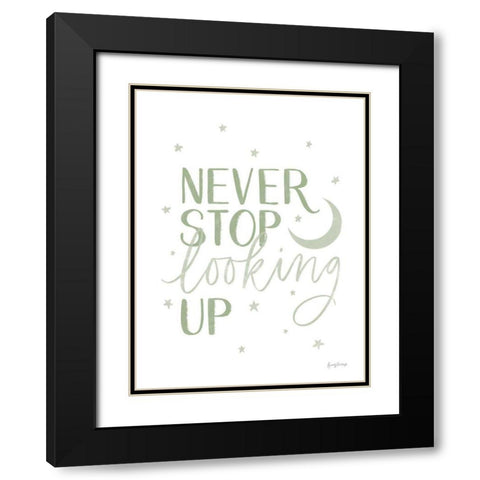 Little Child I Sage Black Modern Wood Framed Art Print with Double Matting by Thorns, Becky