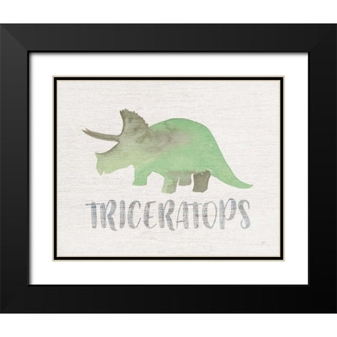 Roar IV Black Modern Wood Framed Art Print with Double Matting by Panganiban, Karyn
