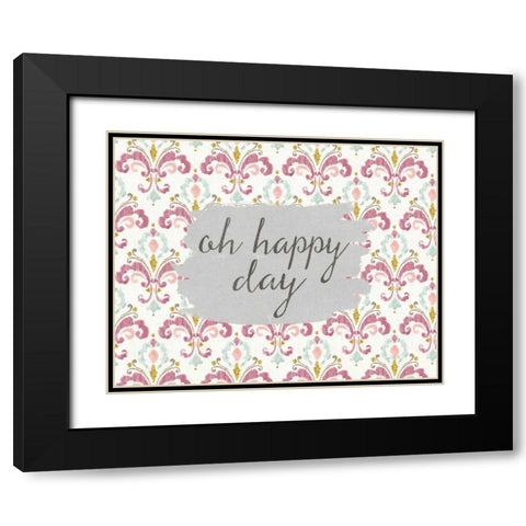 Soft Deco VIII Black Modern Wood Framed Art Print with Double Matting by Tavoletti, Anne