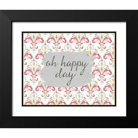 Soft Deco VIII Black Modern Wood Framed Art Print with Double Matting by Tavoletti, Anne