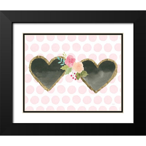 Girl Power Sunglasses Black Modern Wood Framed Art Print with Double Matting by Jackson, Jenaya