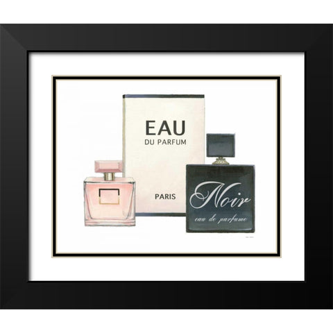 Forever Fashion Perfume Black Modern Wood Framed Art Print with Double Matting by Fabiano, Marco