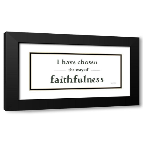 Scripture for Life IV No Flowers Black Modern Wood Framed Art Print with Double Matting by Jackson, Jenaya
