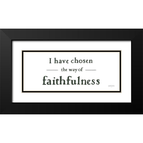Scripture for Life IV No Flowers Black Modern Wood Framed Art Print with Double Matting by Jackson, Jenaya