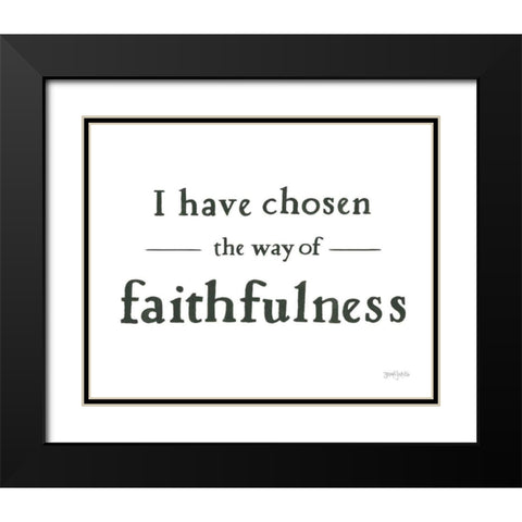 Scripture for Life VI No Flowers Black Modern Wood Framed Art Print with Double Matting by Jackson, Jenaya