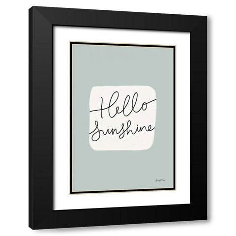 Calm Home V Black Modern Wood Framed Art Print with Double Matting by Thorns, Becky