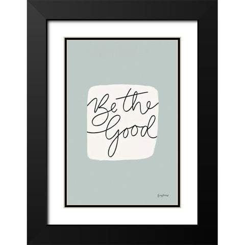 Calm Home VI Black Modern Wood Framed Art Print with Double Matting by Thorns, Becky