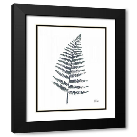 Fern I Black Modern Wood Framed Art Print with Double Matting by Averinos, Melissa