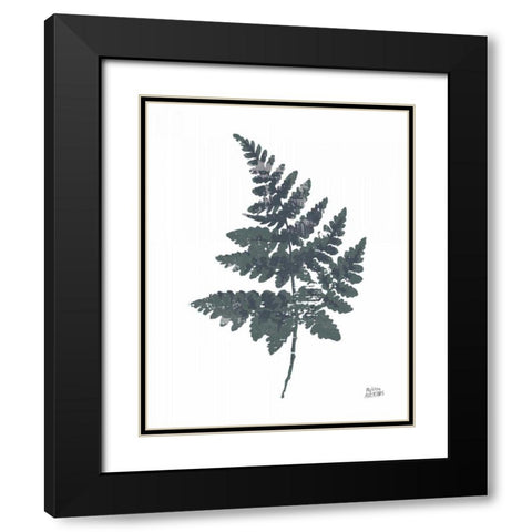 Fern II Black Modern Wood Framed Art Print with Double Matting by Averinos, Melissa