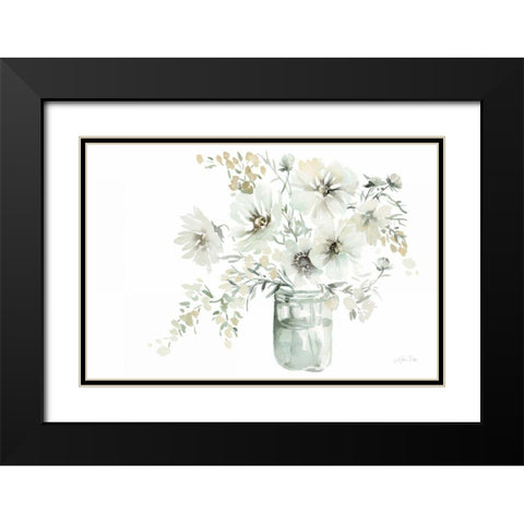 Sunrise Bouquet Black Modern Wood Framed Art Print with Double Matting by Pete, Katrina