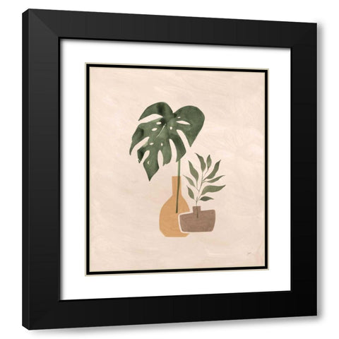 Boho Vessels II Black Modern Wood Framed Art Print with Double Matting by Panganiban, Karyn