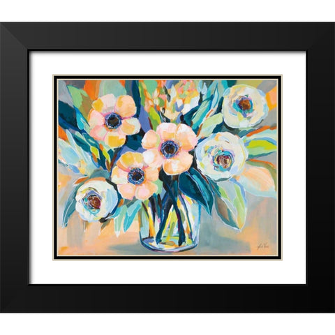 Optimism Black Modern Wood Framed Art Print with Double Matting by Vertentes, Jeanette