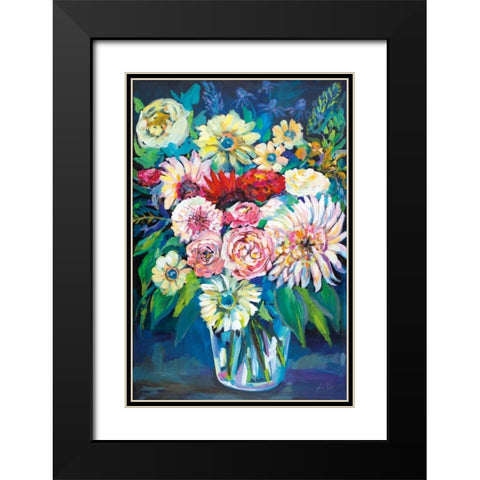 Prosperity Black Modern Wood Framed Art Print with Double Matting by Vertentes, Jeanette