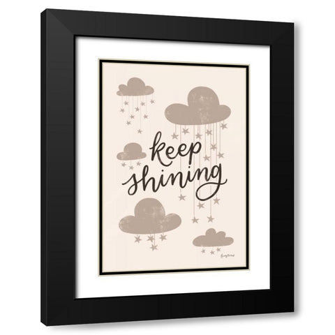 Celestial Boho IV Black Modern Wood Framed Art Print with Double Matting by Thorns, Becky