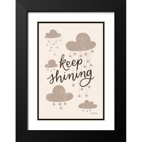 Celestial Boho IV Black Modern Wood Framed Art Print with Double Matting by Thorns, Becky