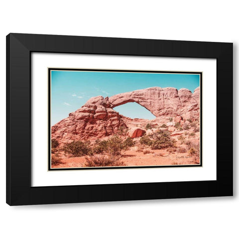 What a View IV Black Modern Wood Framed Art Print with Double Matting by Urquhart, Elizabeth