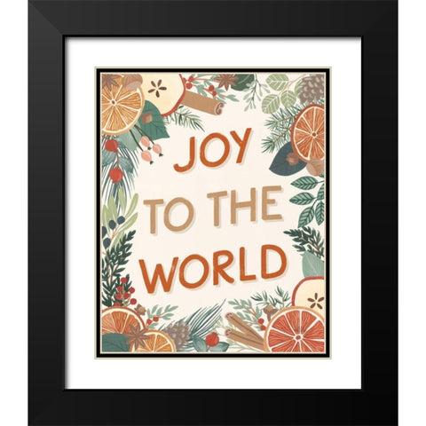 Holiday Spice III Black Modern Wood Framed Art Print with Double Matting by Marshall, Laura
