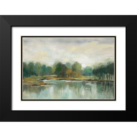 Cool Spring Day Black Modern Wood Framed Art Print with Double Matting by Vassileva, Silvia