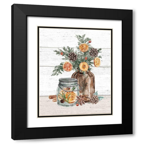 Seasonal Market II Black Modern Wood Framed Art Print with Double Matting by Urban, Mary