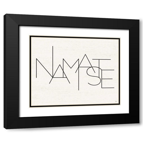Calm II Black Modern Wood Framed Art Print with Double Matting by Aiken, Jess