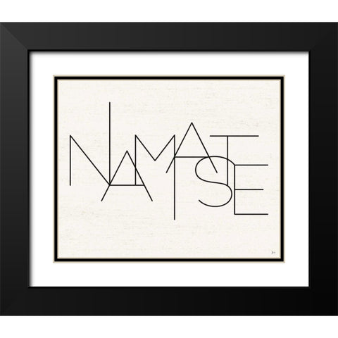 Calm II Black Modern Wood Framed Art Print with Double Matting by Aiken, Jess
