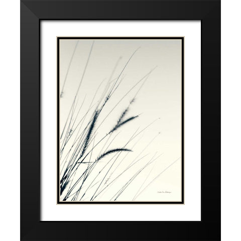 Field Grasses I Black Modern Wood Framed Art Print with Double Matting by Van Swearingen, Debra