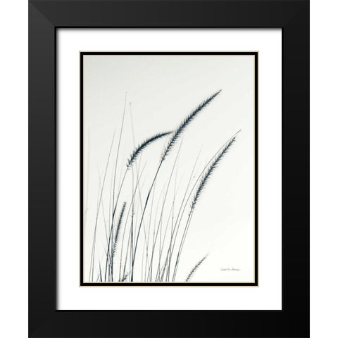 Field Grasses III Black Modern Wood Framed Art Print with Double Matting by Van Swearingen, Debra