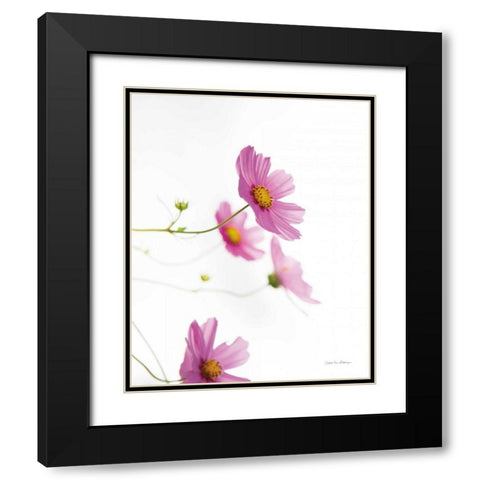 Pale Cosmos I Black Modern Wood Framed Art Print with Double Matting by Van Swearingen, Debra