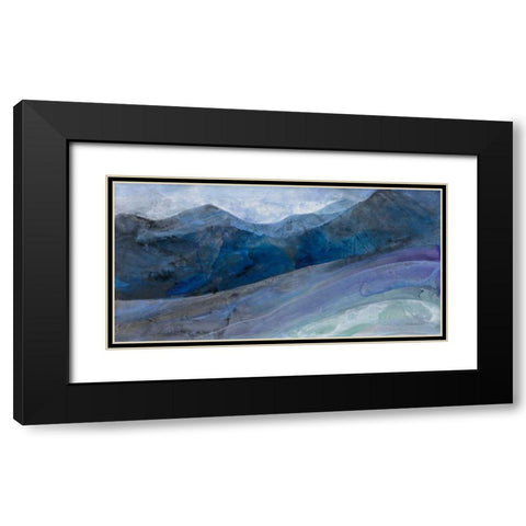 Out West Black Modern Wood Framed Art Print with Double Matting by Hristova, Albena