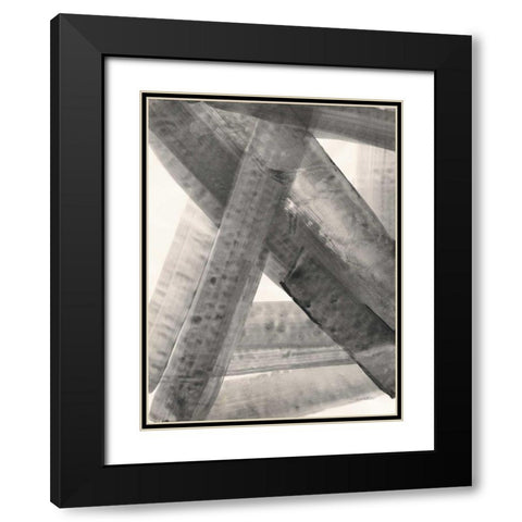 Under the Bridge II Black Modern Wood Framed Art Print with Double Matting by Hristova, Albena
