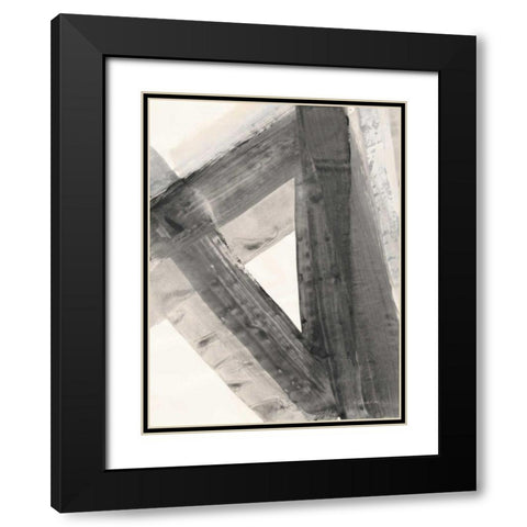 Under the Bridge IV Black Modern Wood Framed Art Print with Double Matting by Hristova, Albena