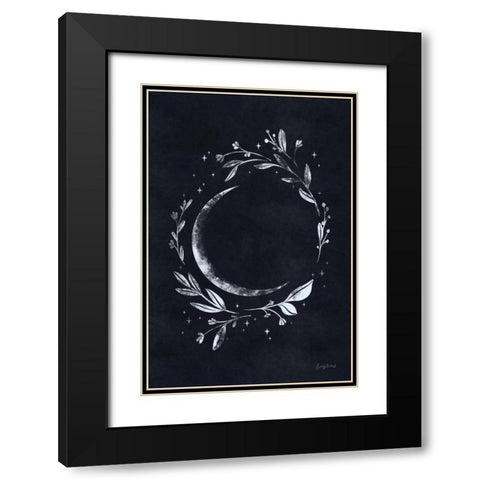 Lunar I Black Modern Wood Framed Art Print with Double Matting by Thorns, Becky