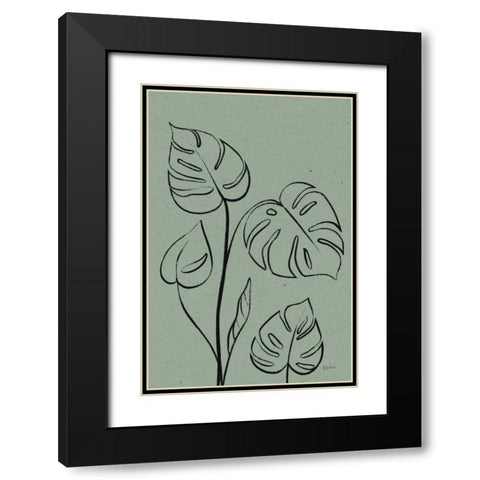 Balance VIII Black Modern Wood Framed Art Print with Double Matting by Thorns, Becky