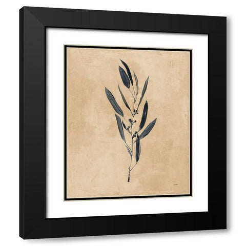 Botanical Study I Brown Black Modern Wood Framed Art Print with Double Matting by Purinton, Julia
