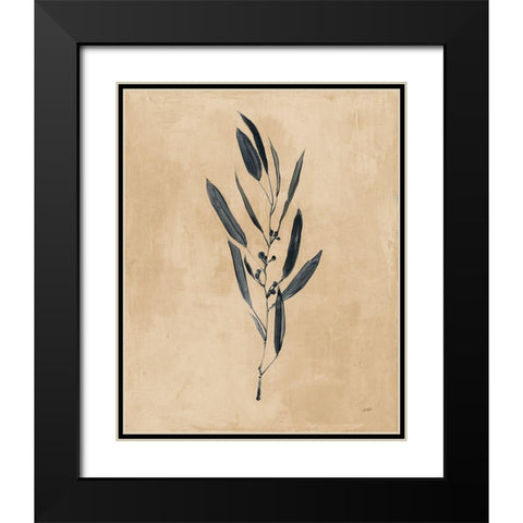 Botanical Study I Brown Black Modern Wood Framed Art Print with Double Matting by Purinton, Julia