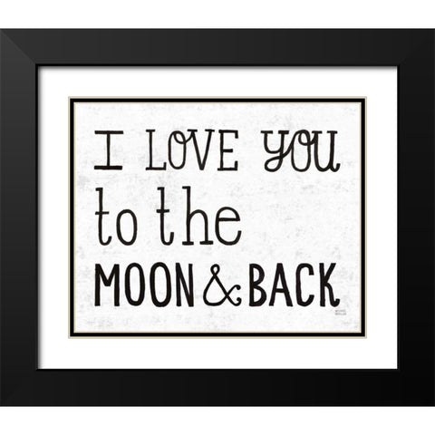 Sun and Moon II Black Black Modern Wood Framed Art Print with Double Matting by Mullan, Michael