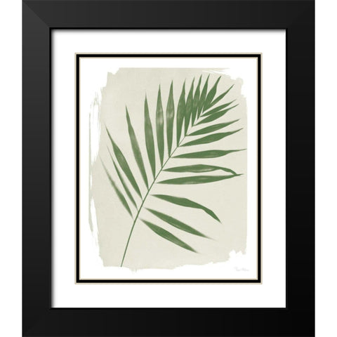 Nature By the Lake Frond II Cream Black Modern Wood Framed Art Print with Double Matting by Rhue, Piper