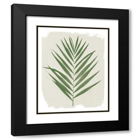 Nature By the Lake Frond III Cream Black Modern Wood Framed Art Print with Double Matting by Rhue, Piper
