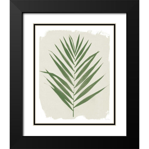 Nature By the Lake Frond III Cream Black Modern Wood Framed Art Print with Double Matting by Rhue, Piper