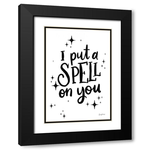 Sophisticated Spooky III BW Black Modern Wood Framed Art Print with Double Matting by Thorns, Becky